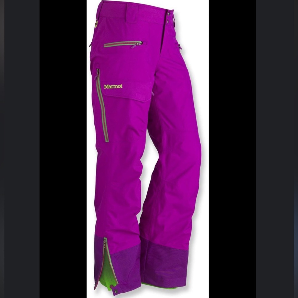 Marmot Women's Vibrant Purple Ski Pants - size XS